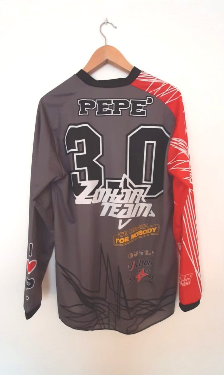 Maglia freeride manica lunga — retro