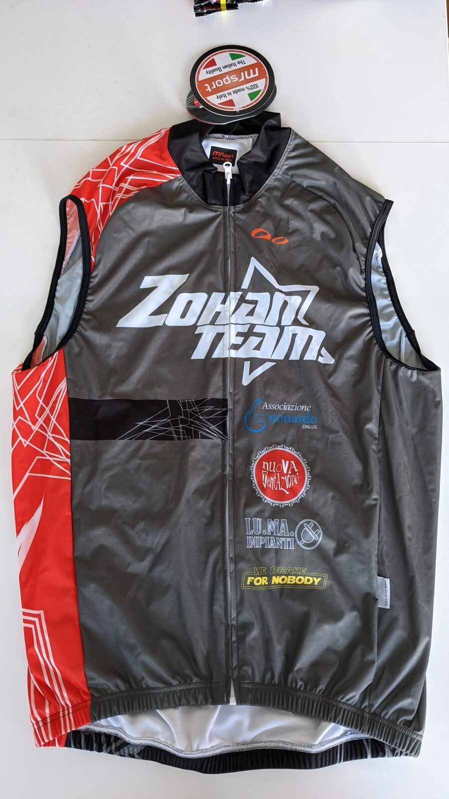 Smanicato antivento — fronte