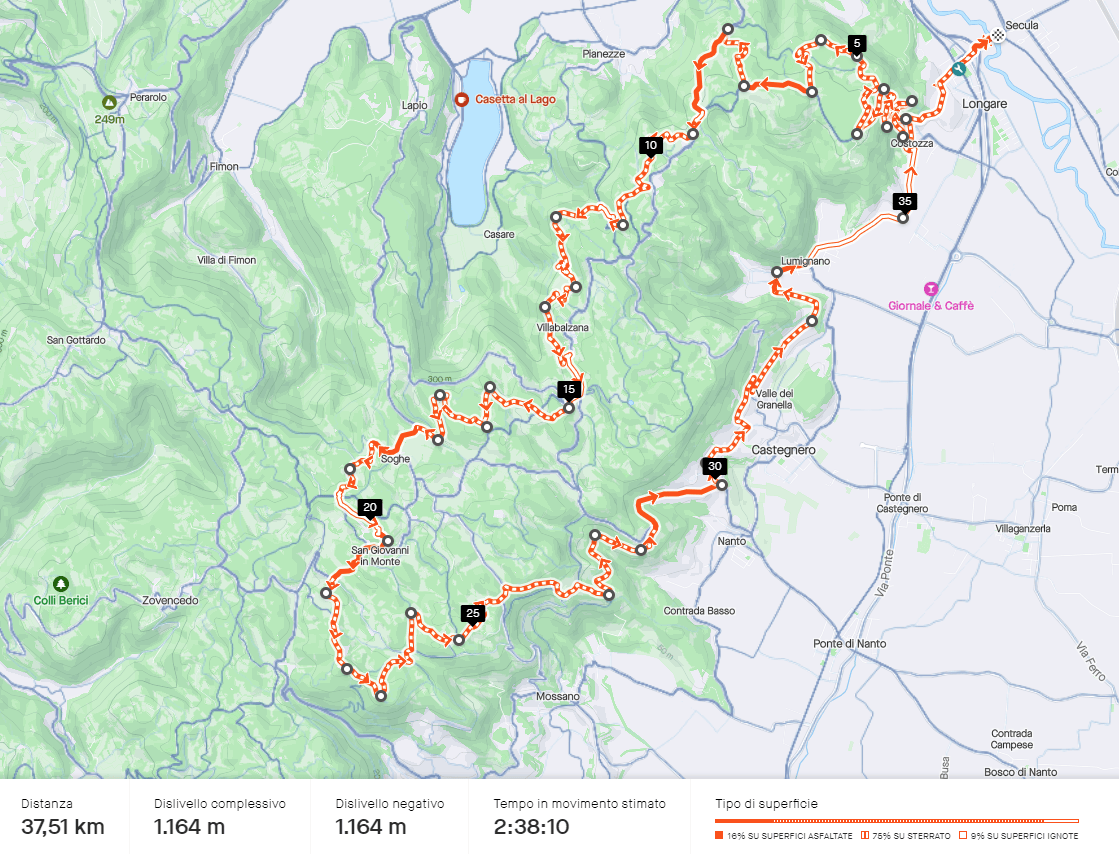 Composizione superficie Berici 2 - La Perla dei Berici