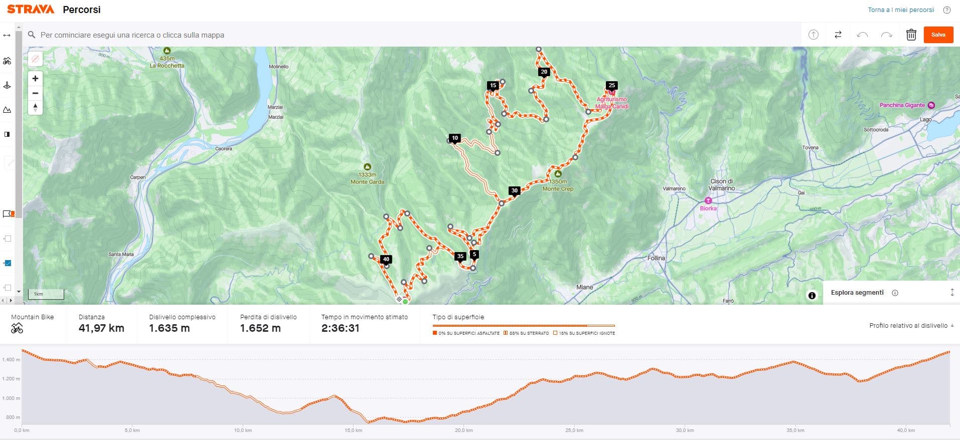 Composizione superficie Valdo Wild - Gold 2023